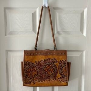 Scully Patterned Leather Purse
